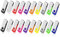 USB Stick, AreTop Memory Stick 8GB 20 Pack, Flash Drive 2.0 Swivel Thum Drive with Lanyard and LED Indicator, USB Flash Drive for PC/Laptop/Tablet Data Storage