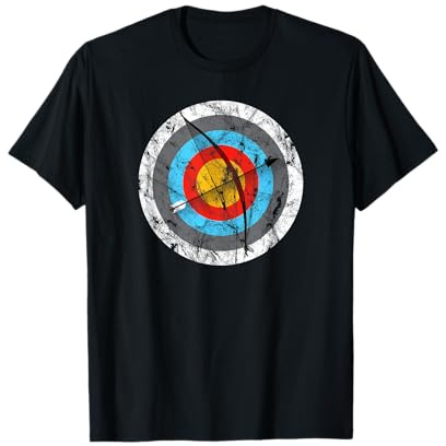 Bogenschießen Bogen Jagd Bogen Ziel Pfeil Männer Frauen T-Shirt