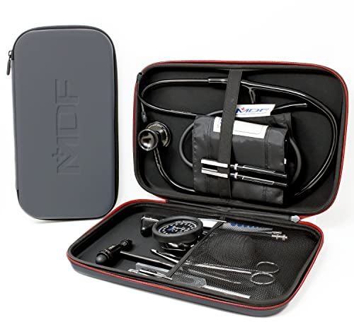 MDF Instruments Stethoskop-Hartschalen Transportetui für Stethoskope, Reflexhämmer, Sphygmomanometer- groß (MDFSCL12)