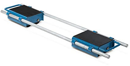 HEMMDAL Transportfahrwerk | 6.000 kg Tragkraft | HxBxT 115 x 320 x 270 mm | 8 Rollen mit Nylon-Bereifung | Transportwagen | Schwerlastroller | Transport-Rollwagen