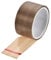 uxcell 50mm PTFE Coated Fabric Tape Brown High Temperature Tape for Vacuum,Hand and Impulse Sealers Adhesive Tape 10m/32.8ft
