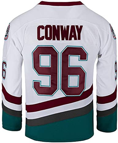 Youth Ducks Movie Shirts Eishockey Trikot, 96 Conway Weiß, M