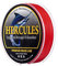 HERCULES Farbechte Geflochtene Angelschnur, 2000m PE Geflochtene Schnüre, 8 Stränge Multifile Angelschnur, 90lb Test für Salzwasser und Süßwasser, Rot, 90lb, 2000m