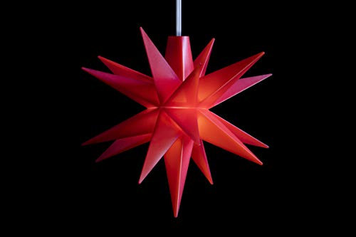 Deko-Stern klein, rot, batteriebetrieben - (7741)