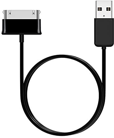 VBESTLIFE Cavo Dati del Cavo del Caricatore USB, Caricatore del Cavo Dati USB di 1M Applicabile per Galaxy Tab 2 10.1 P5100 P7500 7.0 Plus T859 Nero
