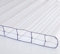Polycarbonat | Hohlkammerplatte | PC Stegplatte | 16mm Stärke | 980mm & 1200mm | klar/farblos | opal/weiß | bronze | X-Struktur | 3-Fach | 2-Fach Struktur (1200 x 3000 mm, 3-Fach - farblos/klar)