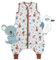 Slumbersac gigoteuse à pieds été pour enfant 0.5 Tog 110 cm en mousseline de bambou, douce et légère, Kangaroo | Turbulette été non rembourrée avec ouvertures aux jambes, taille 110-120 cm