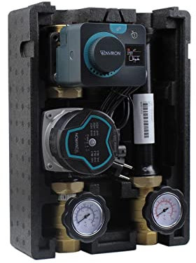 ENVIRON - Rücklaufanhebung Thermoreflux X inkl. elektrischem Festwert Stellmotor mit Farbdisplay 10-90° und Hocheffizienzpumpe