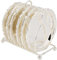 6 Pezzi Sottobicchiere con Supporto, 10cm Sottobicchieri in Metallo Stile Europeo Vintage per Bevande al Caffè, Protezione da Tavolo, Decorazione per Cucina e Sala da Pranzo(Argento)