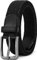 DOOPAI Schwarz Herren Gürtel Elastischer Gürtel Herren Stretchgürtel für Männer 125cm