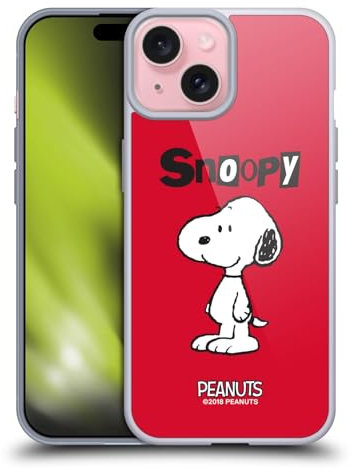 Head Case Designs Offizielle Peanuts Snoopy Persöhnlichkeiten Gelhülle [Militärischer Schutzgrad] Kompatibel Mit Apple iPhone 15 Und Kompatibel Mit MagSafe