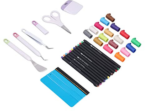 Weeding Tool, Cutting Tool, Line Marker Pen Holder Craft Weeding Set for DIY Art Scrapbook Handicrafts, Silhouettes, Utility Knives