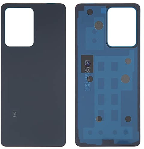 ZYGX YYPTT para Xiaomi Redmi Note 12 Pro 5G Tapa Trasera de batería (Color : Black)
