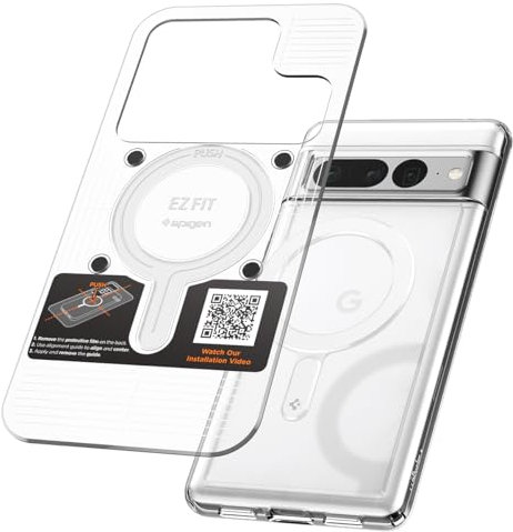 Spigen OneTap MagFit MagSafe Ring (2024) Magnet, Magnetisches Ring MagSafe Ringhalter Aufkleber, Universal Lade-Konvertierungsset, Kompatibel mit iPhone 16 15 14 13 12, Pixel, Galaxy, Xiaomi - Weiß