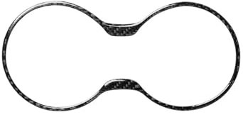 Zentral Innere Für Lexus RX RX300 2015-2023 Nachahmung Carbon Faser Auto Zentrale Steuerung Wasser Tasse Rahmen Korative Aufkleber Auto Accesorios Zentral Panel Innere Aufkleber