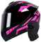 Caimcie Motorradhelme Modularhelm Integralhelm Motorradhelm DOY/ECE-Geprüfter Sturzhelm Mit Visier Motocross-Rennhelm Für Männer Frauen D,XXXL/64-65CM