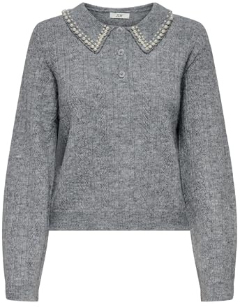 Jdyapril Life L/S Pearl Collar Pull KNT