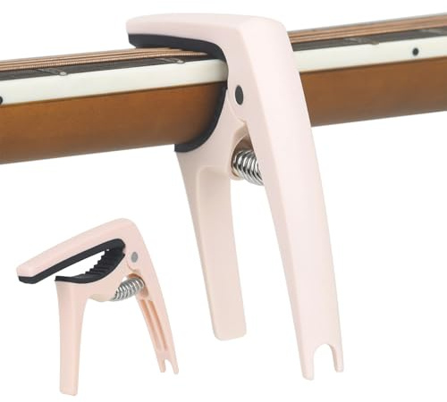 Kapodaster für Akustikgitarre, Kapodaster für Akustikgitarre 6 Saiten,Solide Gitarrenklemme Tragbarer Kapodaster für Akustikgitarre | Professionelle Gitarren-Kapodaster, Gitarrenclip für Mandoline, Uk