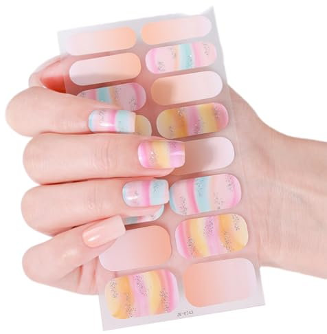 Valentine's Day Nail Sticker Heart Kiss Nail Full Wrap Full Wrap Nail Polish Strip Self Adhesive Nail Decal Women