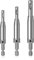 3 Pcs Self Centering Drill Bit,2.4mm, 2.8mm, 3.6mm Hinge Drill Bit Self Centring,High-Speed Steel Hinge,for Door Window Cabinet Pilot Hole