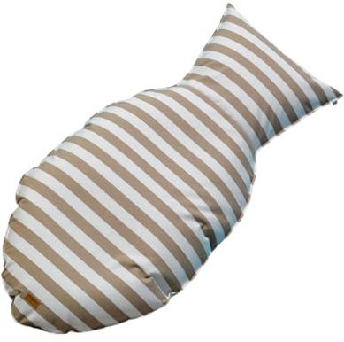 chillisy® Schwimmkissen Float Sharky – Schimmelresistent – genäht in Deutschland – 5 Jahre Farb-Garantie - Beige/Creme [190x90 cm]