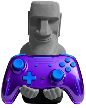 Vhjlfig Supporto per controller da scrivania, divertente Stone Man, supporto da tavolo per telefono, per giocatori, uomini, ragazzi, adolescenti, fidanzati, soggiorno, scrivania, camera da