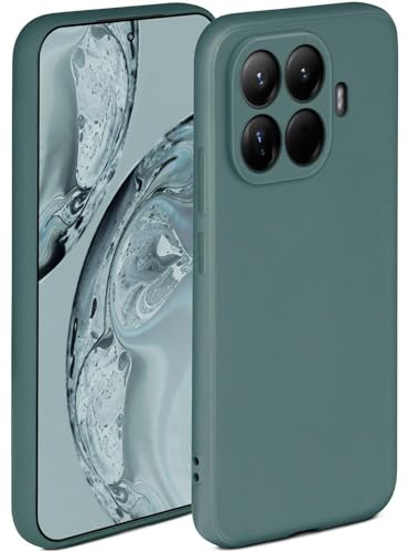 ONEFLOW Soft Case für Xiaomi 15T Pro Hülle aus Silikon mit Kameraschutz, Silikonhülle mit erhöhtem Schutz fürs Display, Backcover Schutzhülle, weiche Handyhülle, Petrol