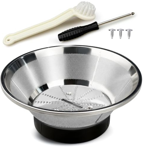 BR-1 Mesh Filter Basket for Breville Models JE95XL, JE98XL, BJE200XL Juicers, SP0010662 Blender Basket Assembly - Ready to Use Mesh Bowl, Equipped with screws, screwdrivers and cleaning brushes