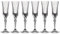 RCR Crystal Adagio Collection Champagne Flutes Glass Set