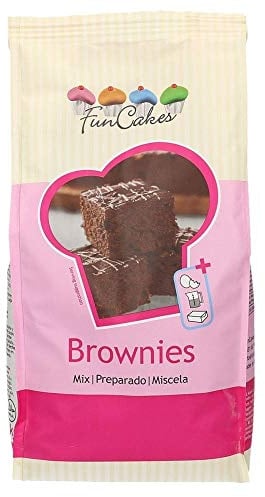 FunCakes Mix for Brownies 1kg, Backmischung für Brownies und Muffins