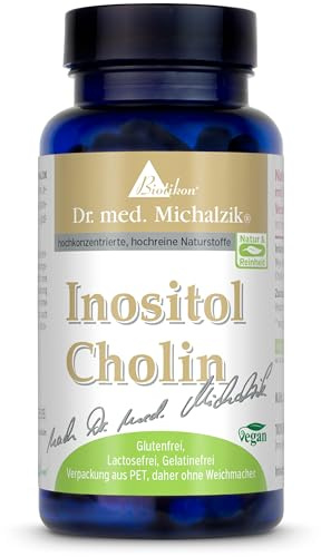 Inositol Cholin nach Dr. Michalzik, 100 Kapseln | 750 mg Inositol + 300 mg Cholin • eigene deutsche Produktion • ohne Zusätze