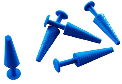 KATHETERSTOPFEN steril 13 mm blau 100 St