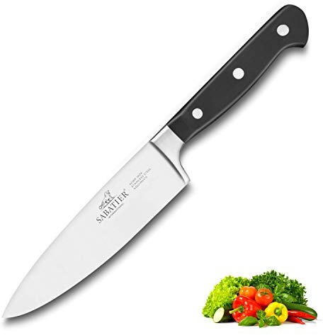 Sabatier 771586 International Pluton Chef's Knife 15 cm, Black
