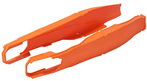 POLISPORT 8456600002 - Protector de basculante de Poliamida Resistente y Duradero fácil de Instalar Compatible con Motocicletas KTM en Color Naranja