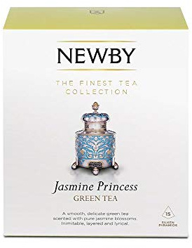 Newby Tea Jasmin Princess, thé vert chinois, 37,5 g, 15 pièces
