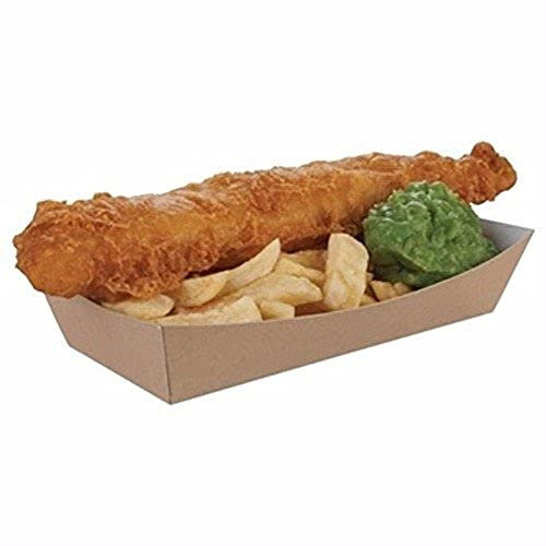 ColPac ck936 desechables bandeja de papel Kraft, grandes (Pack de 500)