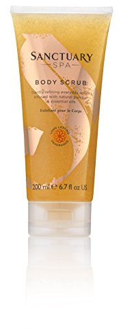 Sanctuary Spa Body Scrub with Natural Pumice and Essential Oils, Vegan and Cruelty Free, 200ml