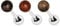 eeddoo Tragus-Piercing Holz Hell-Braun Edelstahl