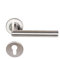 Paire de Poignées de porte sur Rosaces Rondes  Elsa Angle Vif  inox 304 KLOSE BESSER - +1 Paire de rosaces cylindre
