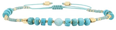 KELITCH Seed Perlen Freundschaft Armbänder Dünne Seil Armbänder Frauen Handgemachten Schmuck (Grün G)