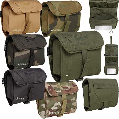 Brandit Toiletry Bag Tactical camo, Größe medium