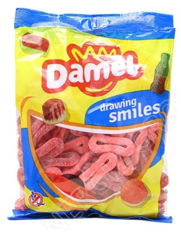 Damel -Sour-Strawberry-Rings - Halal - zak 1 kg