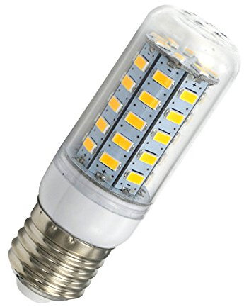 Aoxdi 1 Stück E27 LED Leuchtmittel Lampe 7W, Warmweiß, 48 SMD 5730 Energiesparlampe E27 LED Glühbirne Birne, AC220-240V