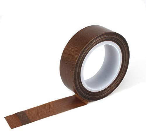 Semlos Teflon Klebeband für Vakuumierer Hitzebeständiges Klebeband Geeignet für fast alle Vakuumierer Modelle und für Industriellere Zwecke (19 mm x 10 m)