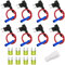 8pcs Add-a-Circuit Fusible Titular Pequeño, Bolatus ACS Portafusible con hilo in-line coche Circuito Cuchilla Estilo Adaptador Cable Fusible, Fusible Tap Holder con 8pcs Fusibles 20A y 1pc Extractor