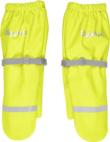 Playshoes Matschhandschuh mit Fleece-Futter Unisex Kinder, neongelb ,1 (ca. 1-2 Jahre)