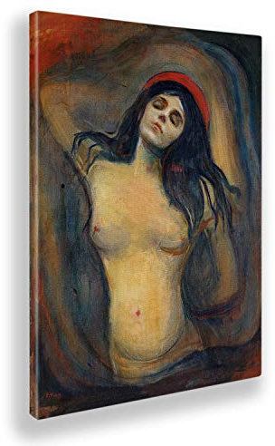Giallobus - Gemälde - Edvard Munch - Madonna - Leinwand - 70x100 - Bereit zum Aufhängen - Moderne Gemälde für zu Hause