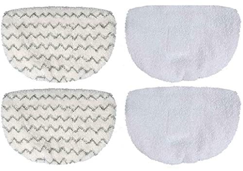 eoocvt 4pcs Mop Pads Replacement for Bissell PowerFresh 1940 Series 1440 1544 1806 2075 Series, Steam Mop Model 19402 19404 19408 19409 1940a 1940f 1940q 1940t 1940w