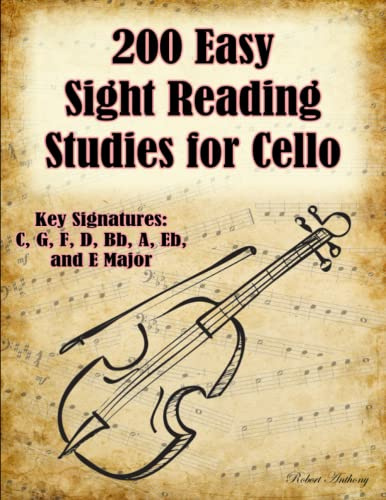 200 Easy Sight Reading Studies for Cello
