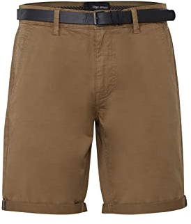 Blend 20715128 Herren Chino Shorts Bermuda Kurze Hose mit Gürtel Chinoshorts mit Stretch Regular Fit, Größe:2XL, Farbe:Otter (181018)